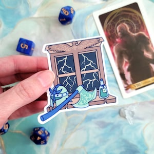 Barbarian Window Sticker - Dungeons and Dragons sticker - 2.5 inch DnD sticker