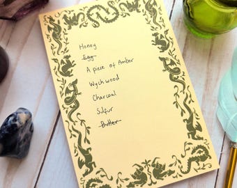 Blocco note decorativo a forma di drago: Dungeons and Dragons, regalo per nerd del Dungeon Master
