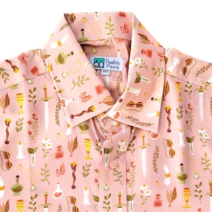Spellcaster Unisex Button Up, Dungeons and Dragons Button Up, Geeky Button Up, DnD Hawaiian Shirt