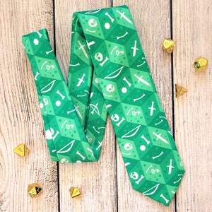 Gelatinous Cube Tie, Dungeons and Dragons Tie, Geeky Tie