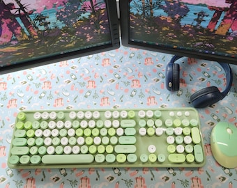 Adventurer desk mat, Dungeons and Dragons gamer pad, cute fantasy merch