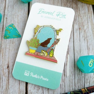 Druid Dungeons and Dragons Pin, The Bard Window, Dnd Enamel Pin, Tabletop RPG pin, D&D pin