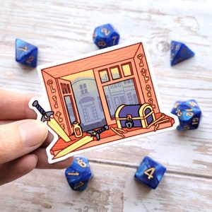 Rogue Window Sticker - Dungeons and Dragons sticker - 2.5 inch DnD sticker