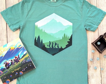 Dungeons and Dragons d20 Adventure shirt, DnD shirt, gift for geeks, gift for dungeons master, Cute D&D Shirt
