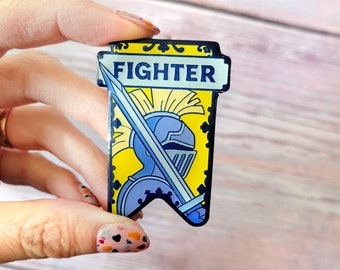 Seconds Sale! Fighter Banner Enamel Pin