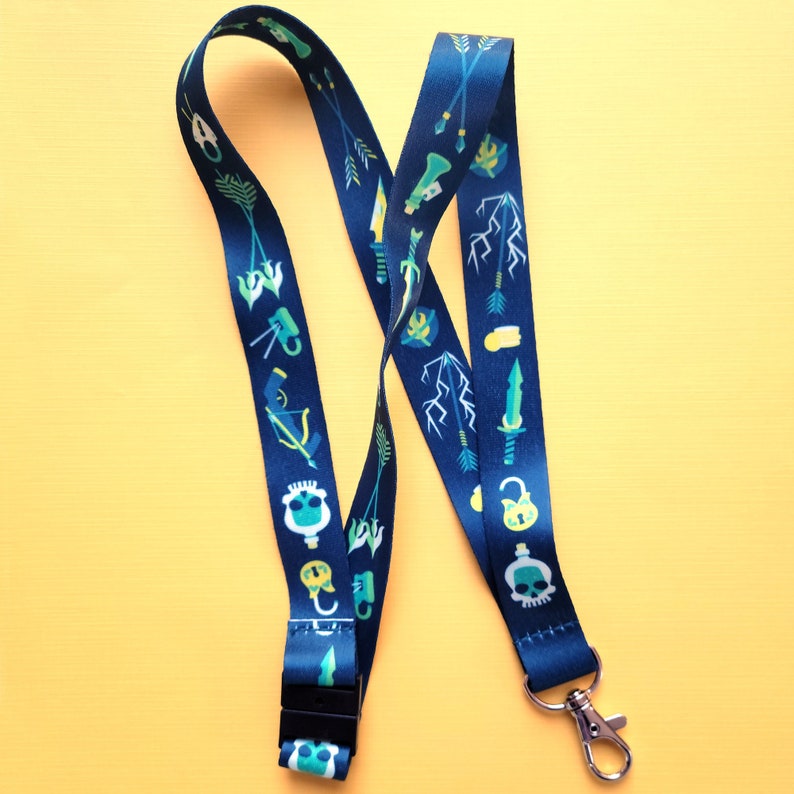 Rogue Lanyard, Dungeons and Dragons Lanyard, Geeky Lanyard Rogue Lanyard, Dungeons and Dragons Lanyard, Geeky Lanyard