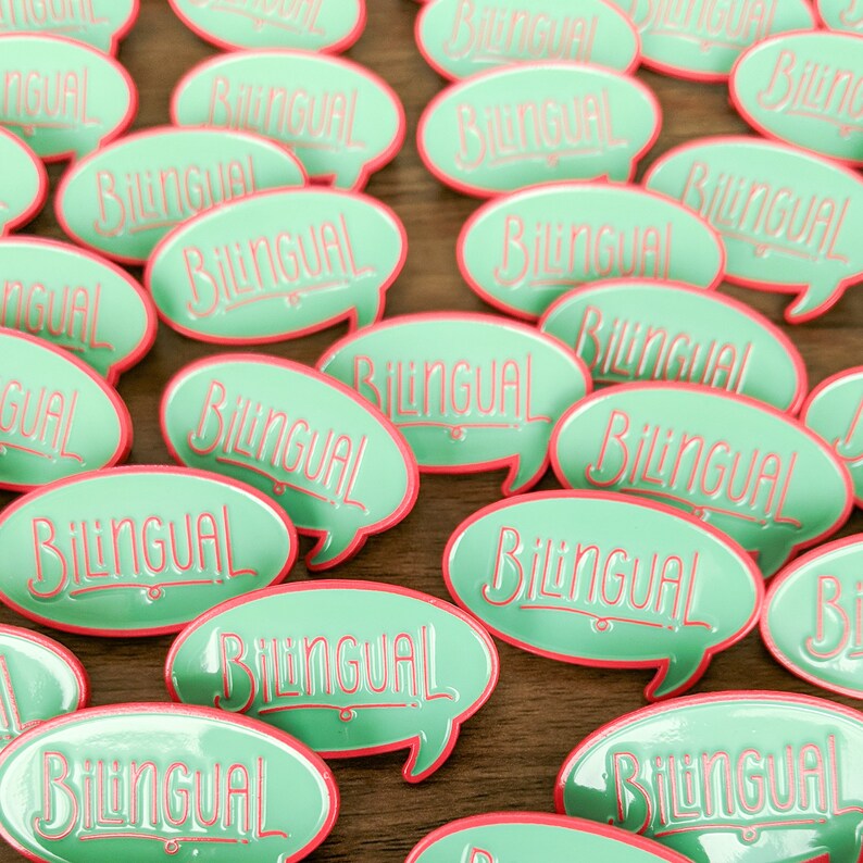 Bilingual Enamel Pin Espanol Lapel Pin Latinx Enamel Pin Etsy