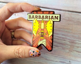 Seconds Sale! Barbarian Banner Enamel Pin