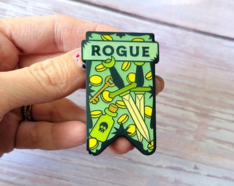 Seconds Sale! Rogue Banner Enamel Pin