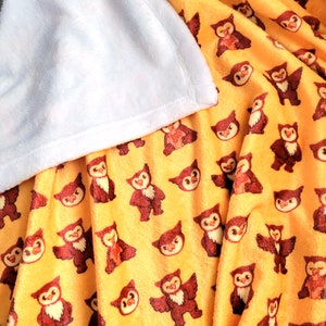 Owlbear Blanket, Dungeons and Dragons blanket, Cozy Geeky Blanket