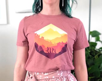 Fall Adventure D&D Shirt, Women's D20 Tee