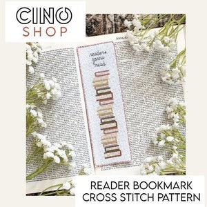 Readers Gonna Read Bookmark Cross Stitch PDF PATTERN