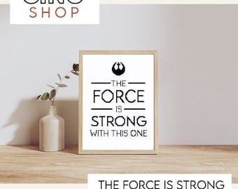 The Force is Strong with this one Cross Stitch PDF PATTERN