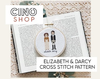 Orgoglio e pregiudizio Lizzy e Darcy Jane Austen schema punto croce PDF