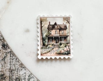 Little Women Orchard House Stamp Sticker | Waterproof Vinyl Decal