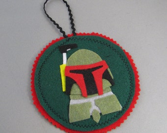 Star Wars Boba Fett Christmas Tree Ornament stocking stuffer gift Bounty Hunter