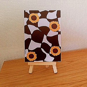 sunflower postcard