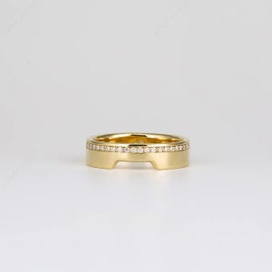 5MM breites Diamantkonturband, rundes Diamant-Luxusdickenband, einzigartiger Stil, Geschenke für sie, Jahrestagsgeschenke
