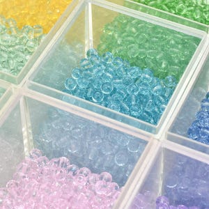 High transparency crystal bead bead bead bouncing DIY bead bracelet necklace earring accessories
