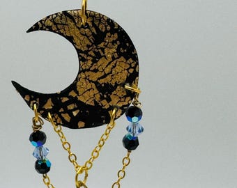 Golden Eclipse Earrings
