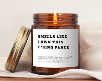New Homeowner Gift Housewarming Candle Closing Day Gift Funny New House Gift Condo Owner Closing Gift for House Warming Gift Gift For Buyer