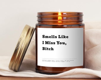 I Miss You Candle Long Distance Gift For Boyfriend Funny Candle Long Distance Couple Gift Birthday Gift for Her Valentines Day Friendship