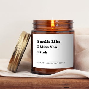 I Miss You Candle Long Distance Gift For Boyfriend Funny Candle Long Distance Couple Gift Birthday Gift for Her Valentines Day Friendship