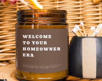 New Homeowner Gift Housewarming Candle Closing Day Gift Funny New House Gift Condo Owner Closing Gift for House Warming Gift Gift For Buyer