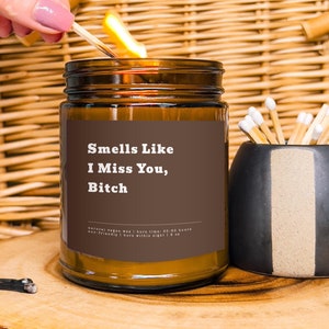 I Miss You Candle Long Distance Gift For Girlfriend Funny Candle Long Distance Couple Gift Birthday Gift for Her Valentines Day Friendship