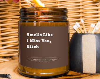I Miss You Candle Long Distance Gift For Girlfriend Funny Candle Long Distance Couple Gift Birthday Gift for Her Valentines Day Friendship