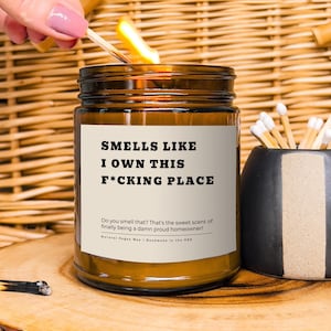 New Homeowner Gift Housewarming Candle Closing Day Gift Funny New House Gift Condo Owner Closing Gift for House Warming Gift Gift For Buyer