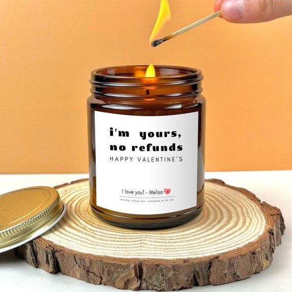 Candela Profumata Romantica Per Coppie, Aroma Rosa E Vaniglia, 226,8g, In Cera Di Soia, Idea Regalo Per Anniversario E San Valentino