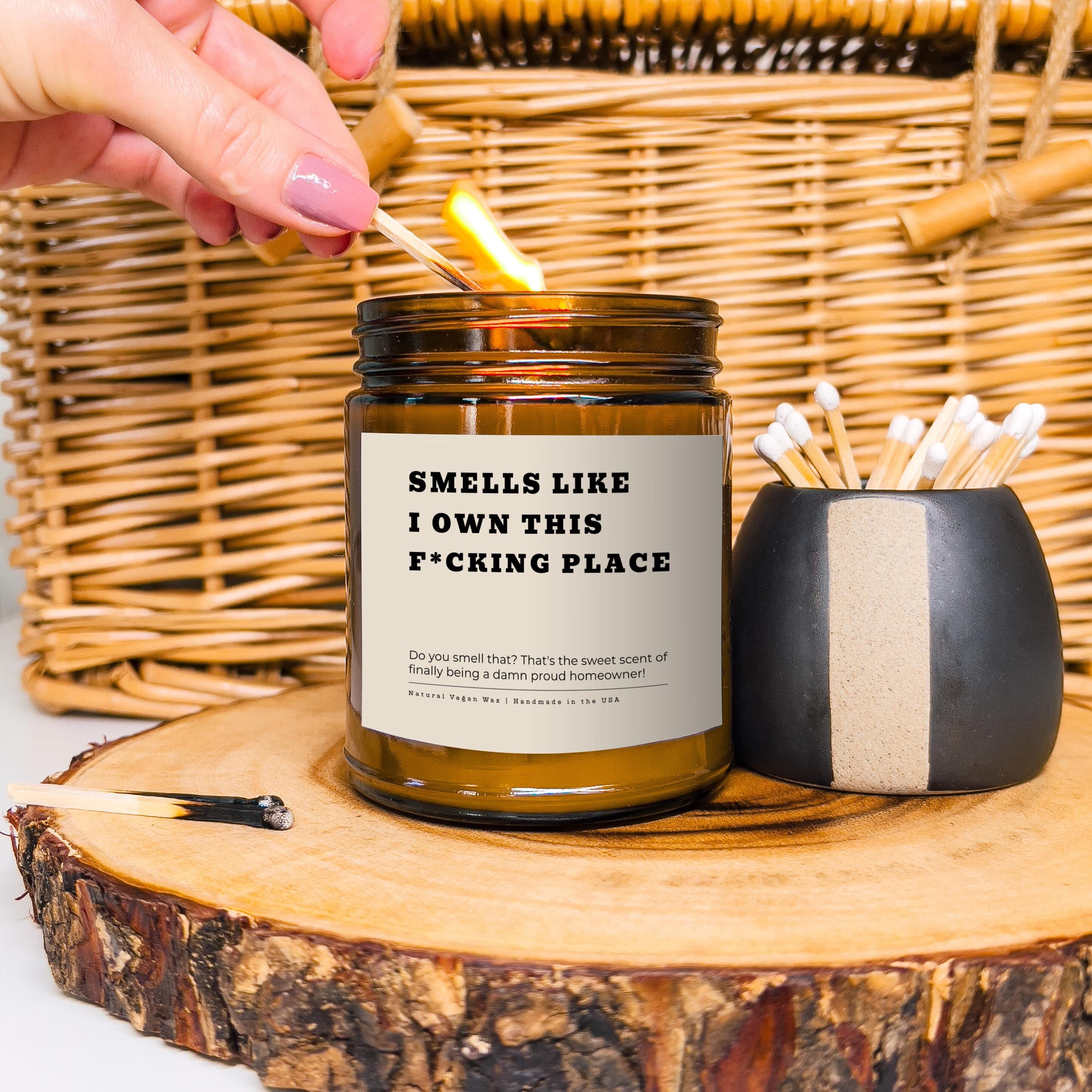 New Homeowner Gift Housewarming Candle Closing Day Gift Funny New House Gift Condo Owner Closing Gift for House Warming Gift Gift For Buyer