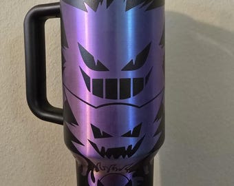Poke- Laser gravierte Full Wrap Design (Stanley / Simple Modern) 30-40z Becher