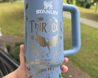 Personalized Book Tumbler- A Court of Thorns and Roses/Throne of Glass/Fourth Wing
