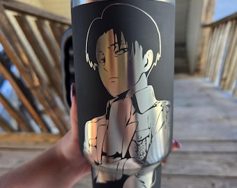 40oz AOTT laser-engraved tumbler