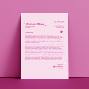 Plantilla de membrete comercial de Canva, papelería personal profesional personalizada y editable, diseño de marca corporativa imprimible por uno mismo, Margot