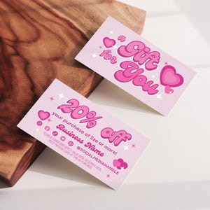 Modelo de cartão de cupom de salão de beleza Canva, faça você mesmo para impressão editável cabelo cílios unhas negócios desconto promocional voucher recompensa ao cliente, Margot