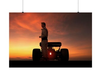 F1: Film Zachód słońca – grafika ścienna
