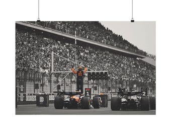 Plakat Oscara Piastriego, zwycięzcy Grand Prix Chin Formuły 1