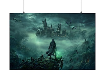 Plakat czarodzieja „Czarne Magie” z Dziedzictwa Hogwartu
