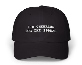 Kibicuję spreadowi | Zabawna czapka bejsbolowa do zakładów