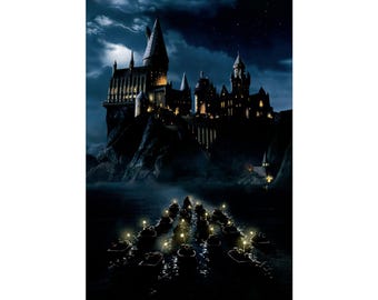 Plakat Harry'ego Pottera | Przybycie pierwszoklasistów do Hogwartu