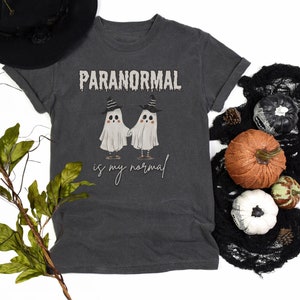 Paranormal Shirt, Halloween Spooky Season Tee, Funny Halloween Shirts, Paranormal Investigator, Ghost Hunter Shirt, Retro Fall Shirt