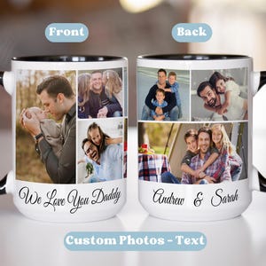 Best Dad Ever Mug Personalized Photo Mug For Dad Mug With Picture Kids Photo Mug Father&#39;s Day Gift Papa Photo Mug Gift for Dad Grandpa Mug