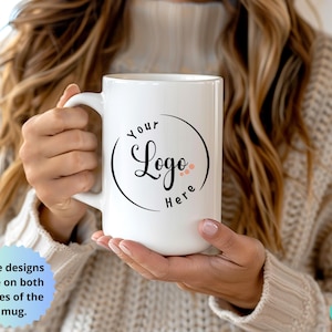 Custom Logo Coffee Mug Logo Mug Mug With Logo Company Logo Mug Business Logo Mug Personalized Mug Employee Appreciation Mug Custom Logo Cups