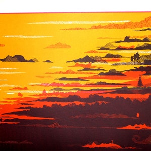 Sunburst screen print image 4