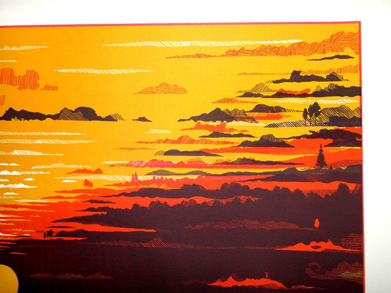 Sunburst screen print image 4