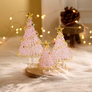 Pink and Gold Christmas Tree Decorations - Etsy