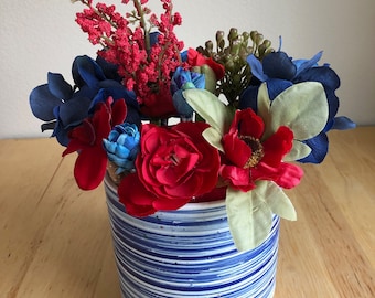 Pretty Patriotic - Flower Pen Bouquet